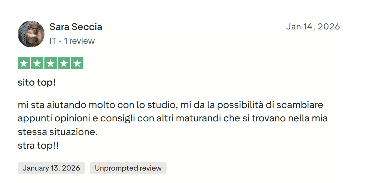 Recensione Trustpilot