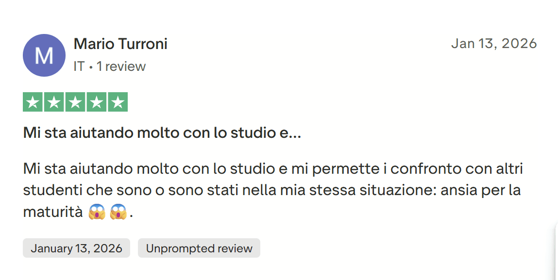 Recensione Trustpilot