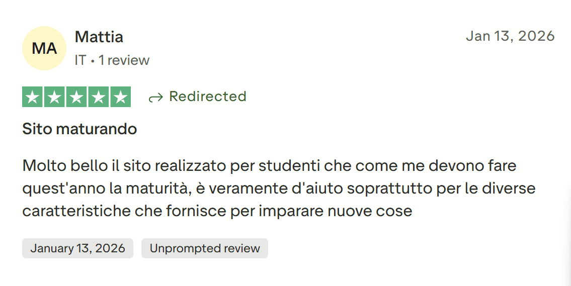 Recensione Trustpilot