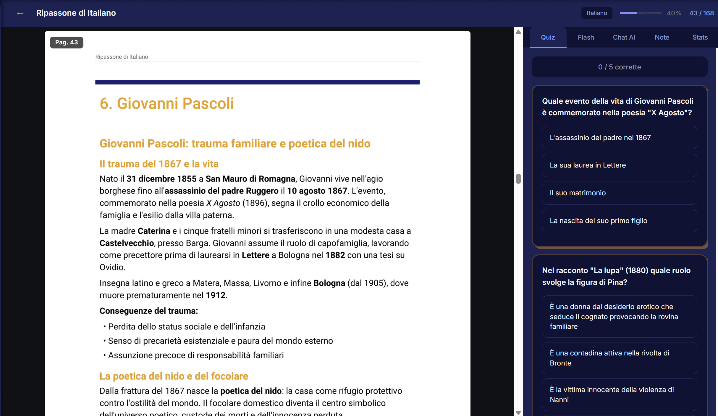 Riassuntoni digitali con quiz e AI