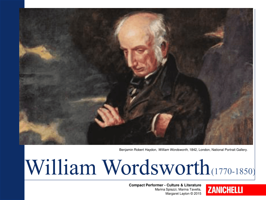 Copertina William Wordsworth