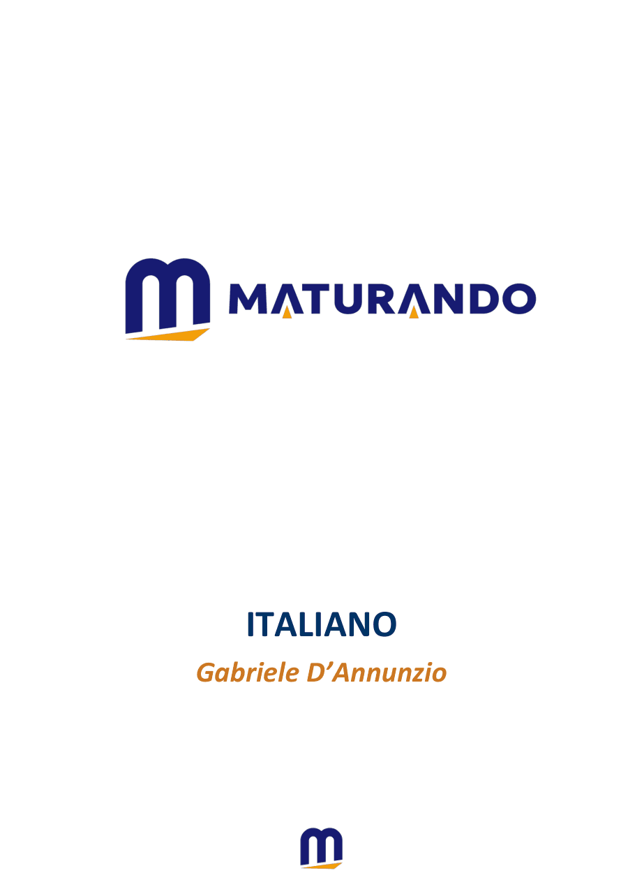 Copertina Vita e poetica di Gabriele D'Annunzio