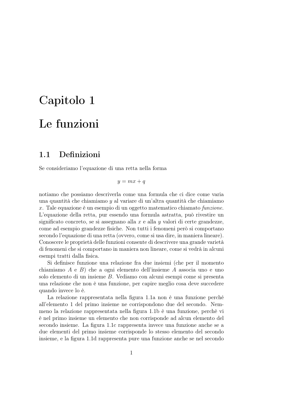 Copertina Le funzioni