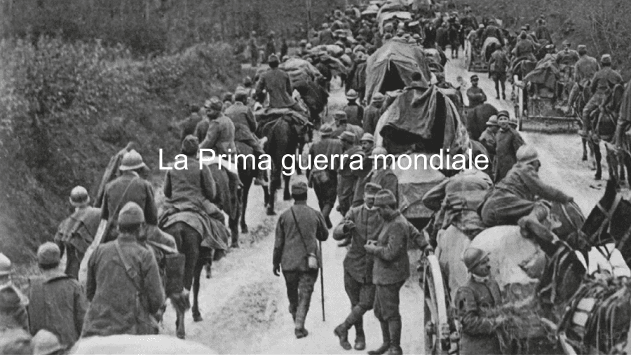 Copertina La Prima guerra mondiale
