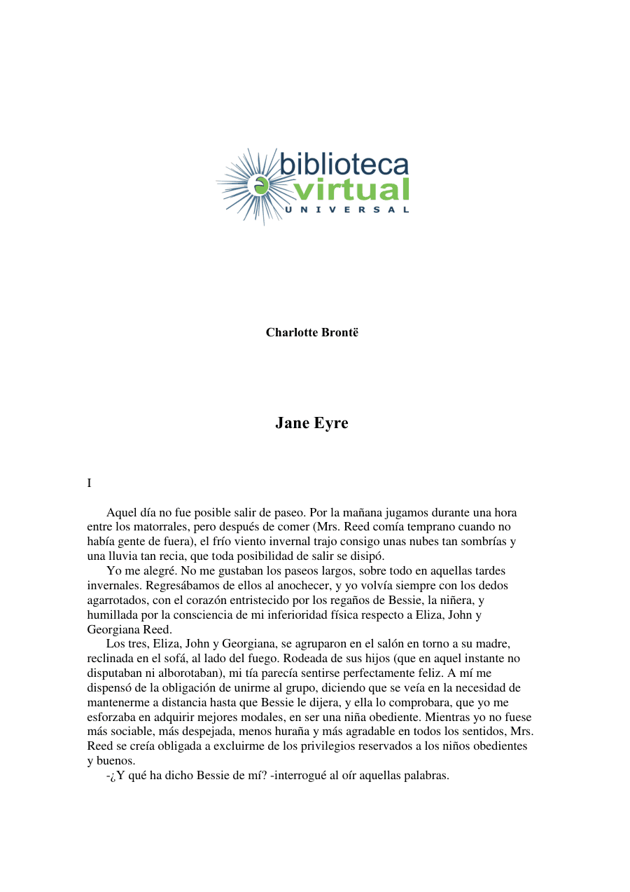 Copertina Jane Eyre