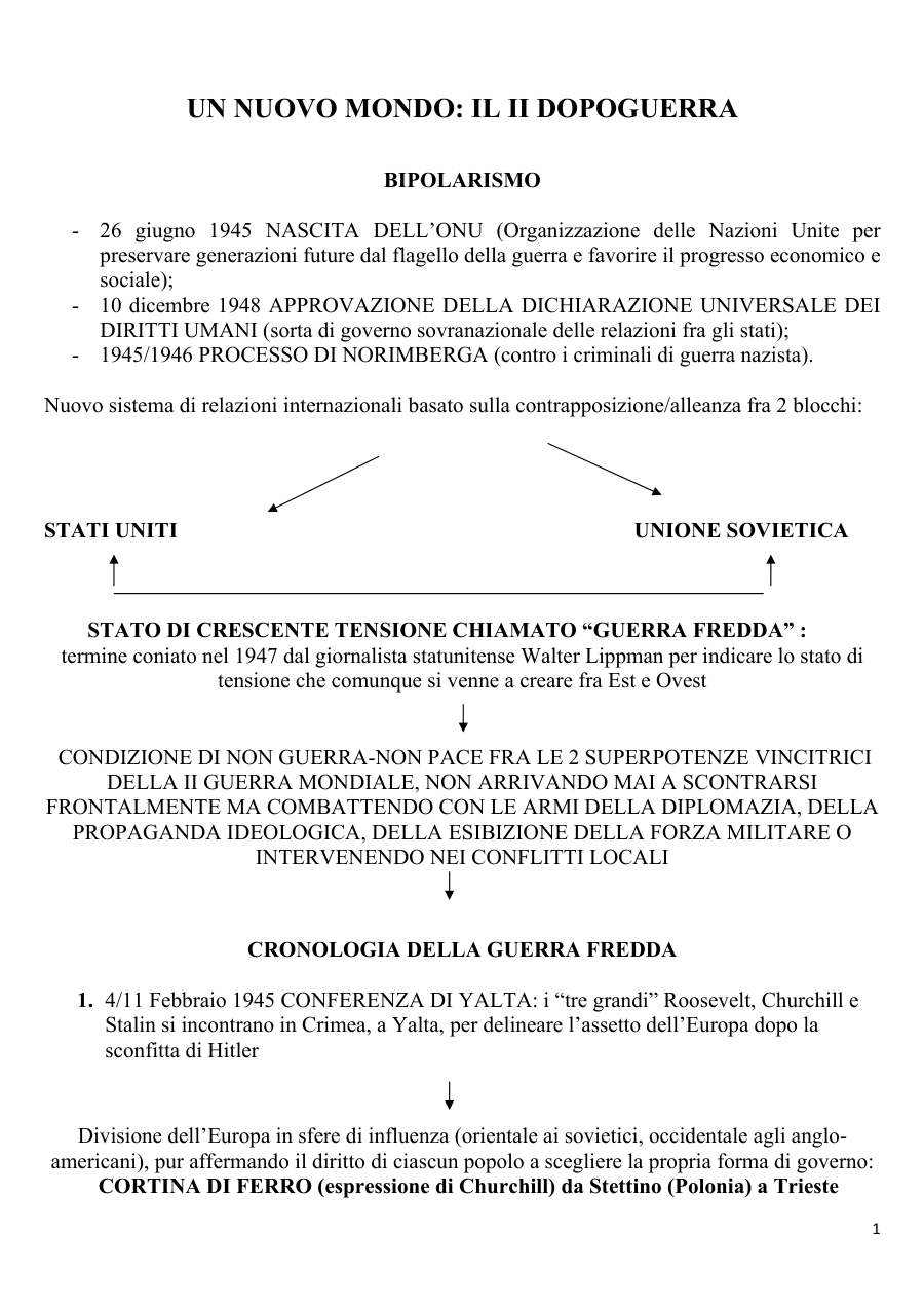Copertina Un nuovo mondo: il II dopoguerra