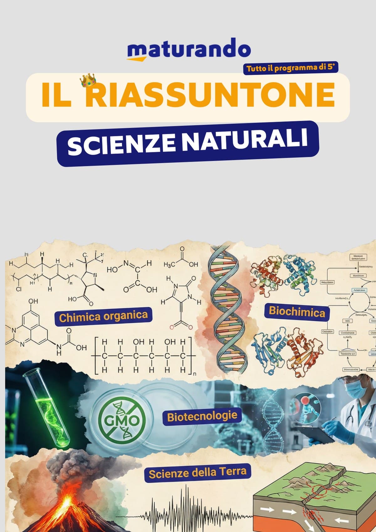 Copertina del Riassuntone di Scienze Naturali