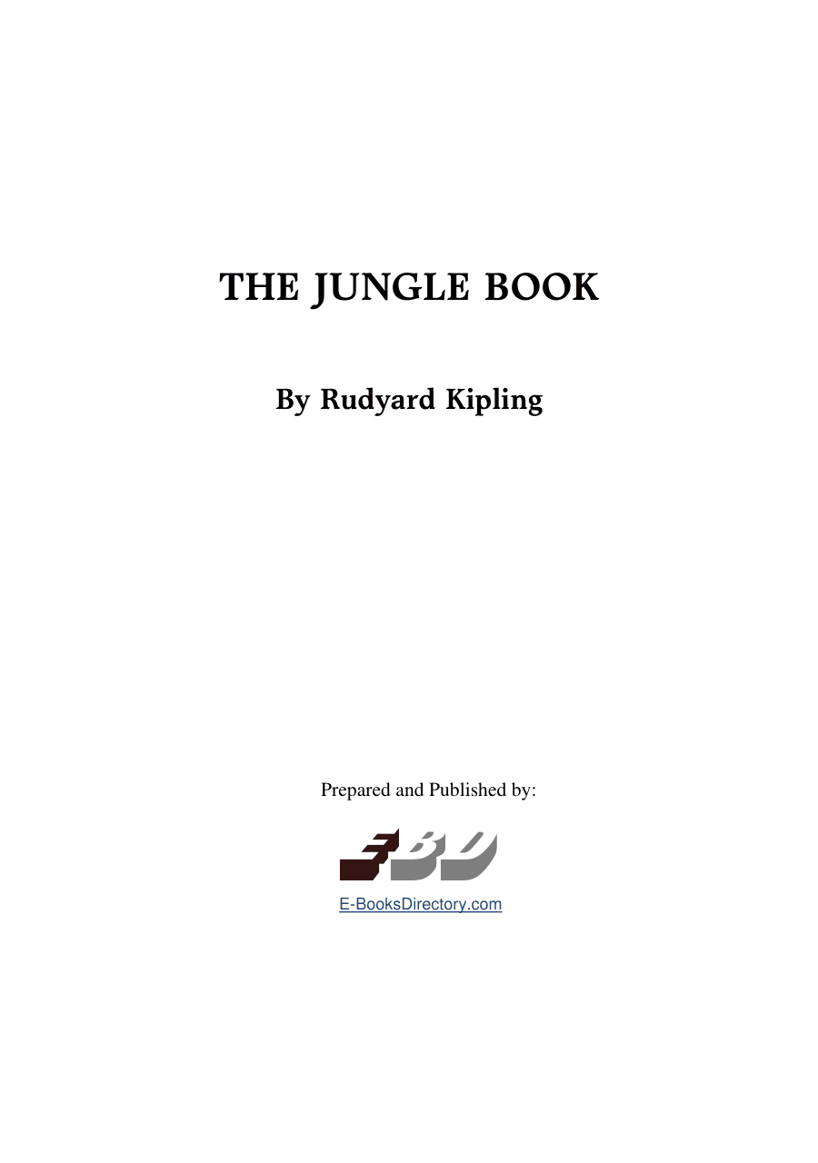 Copertina The Jungle Book