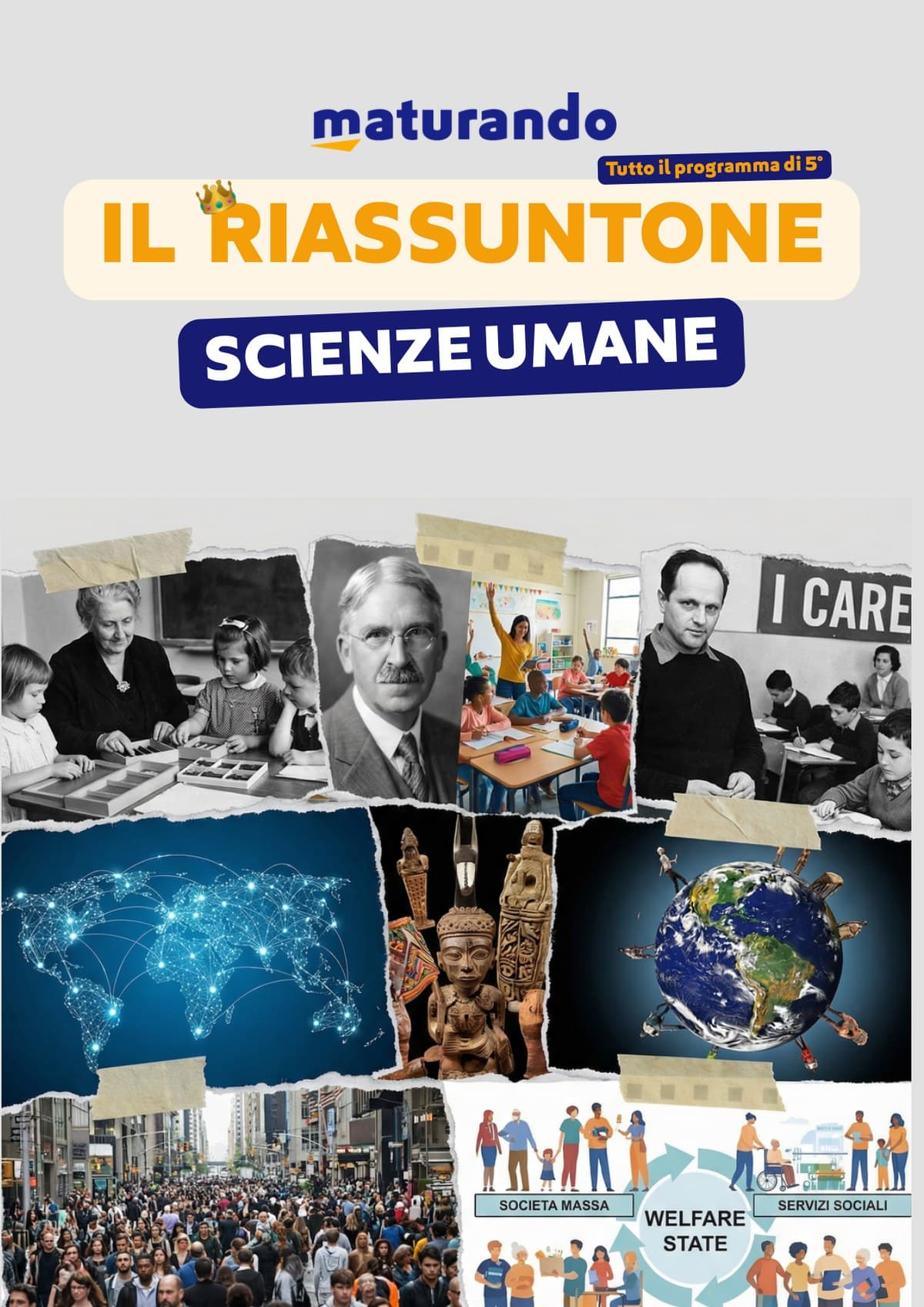 Copertina del Riassuntone di Scienze umane