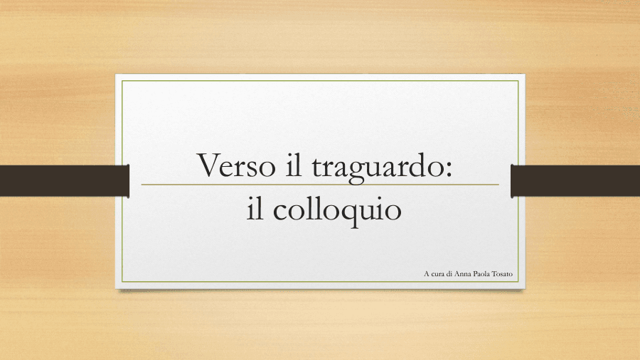 Copertina Guida alla preparazione del colloquio di maturità