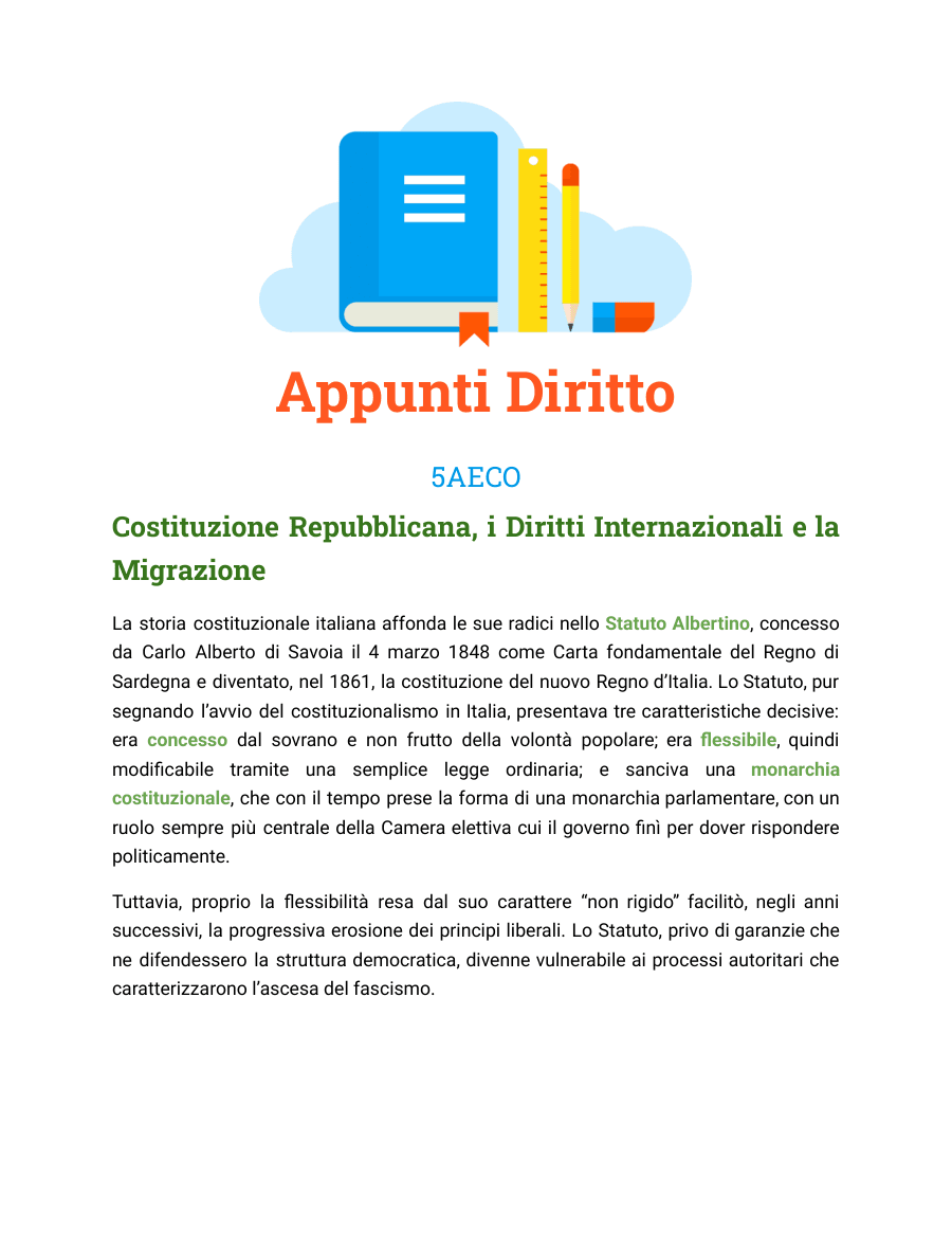 Copertina Costituzione Repubblicana e Diritti Internazionali