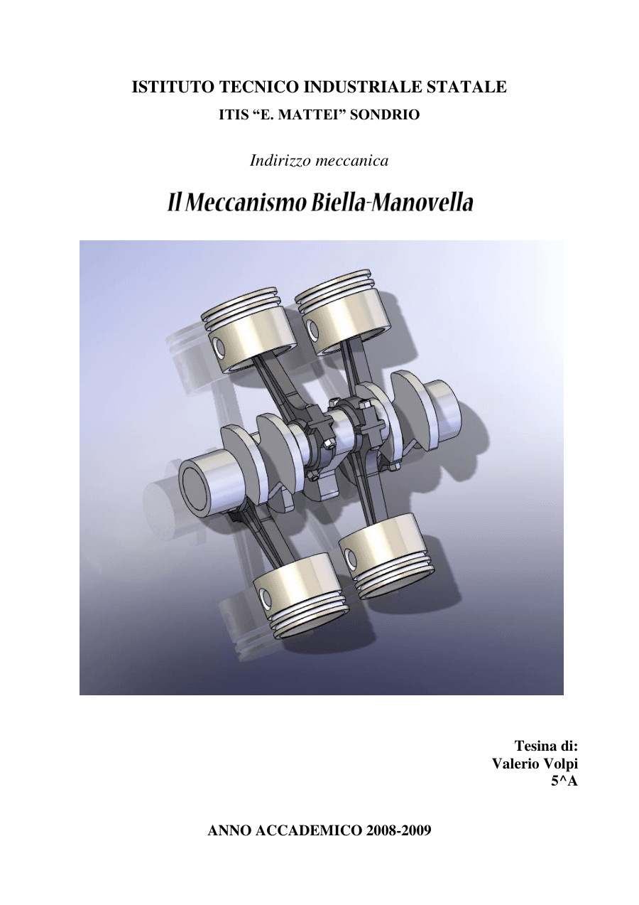 Il Meccanismo Biella-Manovella