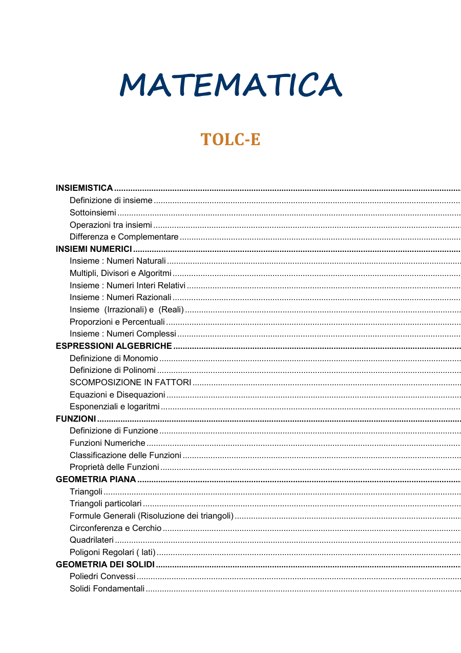 Copertina Matematica
