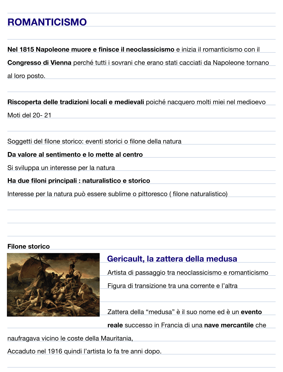 Copertina Romanticismo: Gericault e Delacroix
