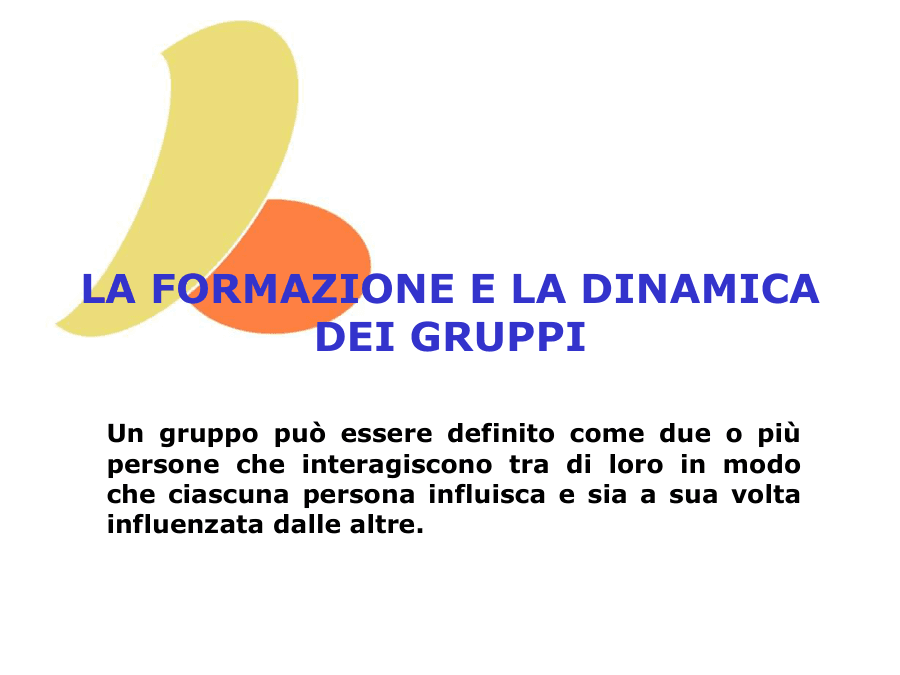 Copertina Formazione e dinamica dei gruppi