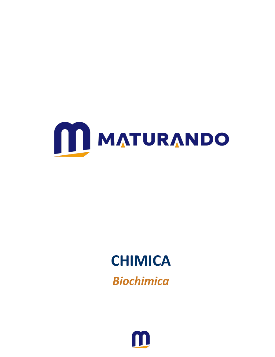 Copertina Introduzione alla Biochimica