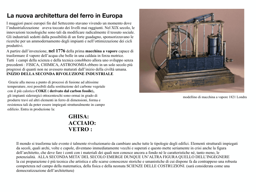 La nuova architettura del ferro in Europa