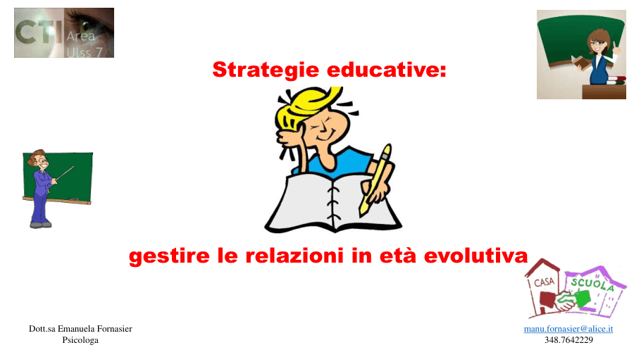 Copertina Strategie educative per gestire le relazioni in età evolutiva