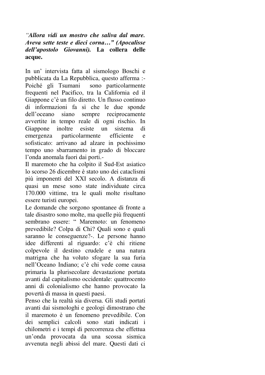 Copertina Analisi del maremoto e comunicazione nei disastri naturali