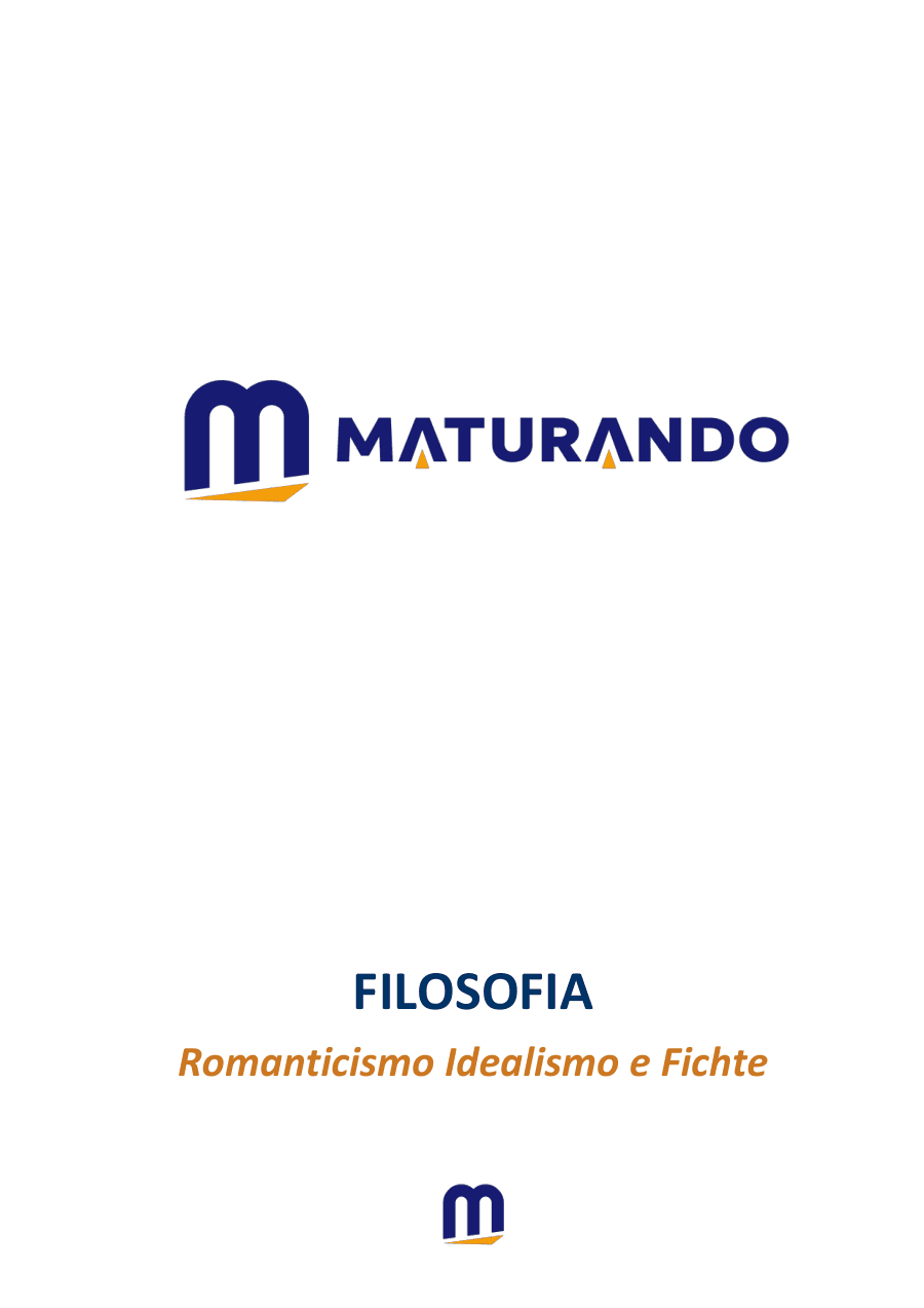 Copertina Romanticismo e Idealismo di Fichte