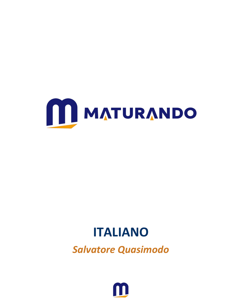 Copertina Vita e opere di Salvatore Quasimodo