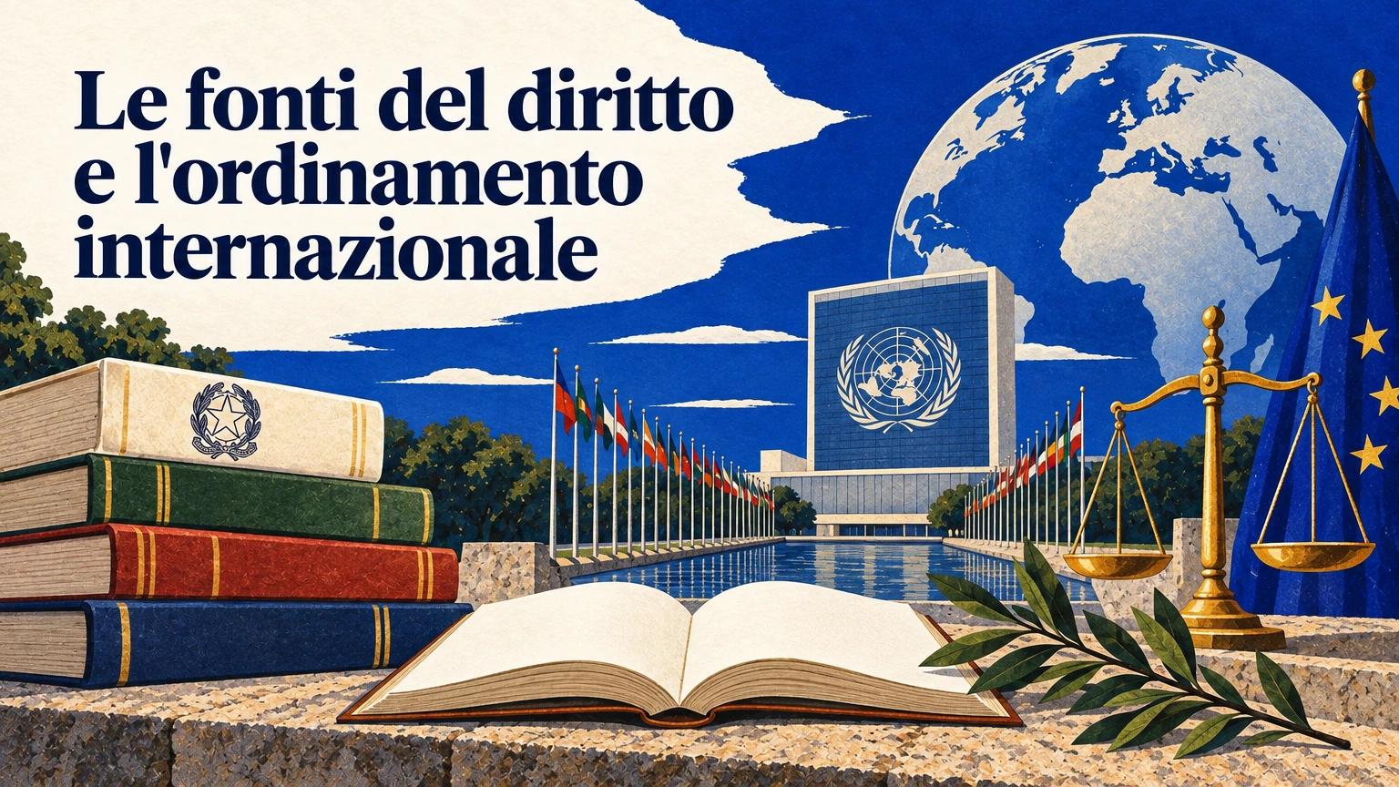 2. Le fonti del diritto e l'ordinamento internazionale