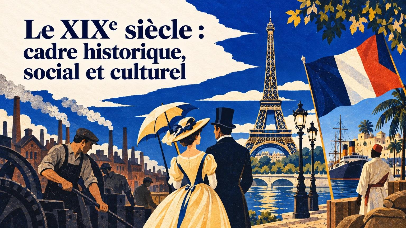 1. Le XIXe siècle : cadre historique, social et culturel