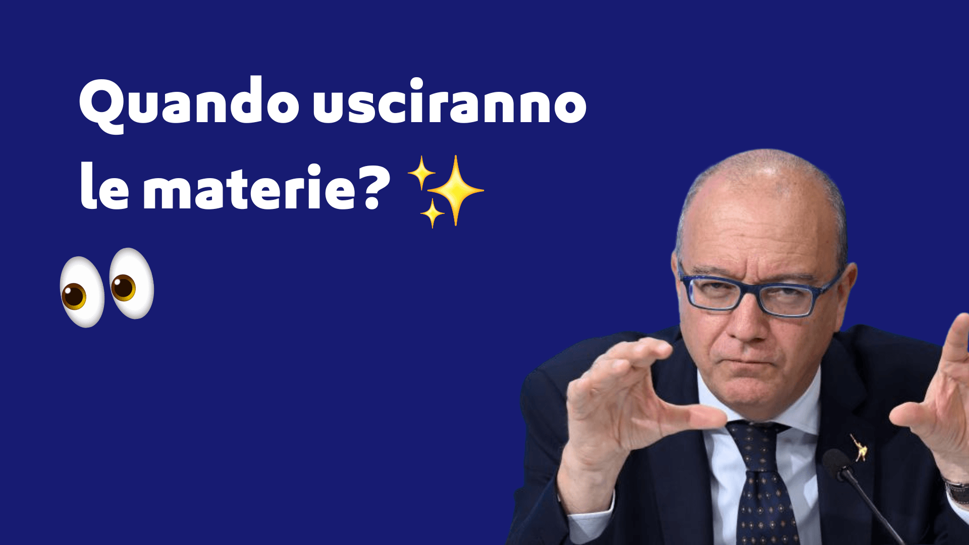 Quando usciranno le materie della Maturità 2026?