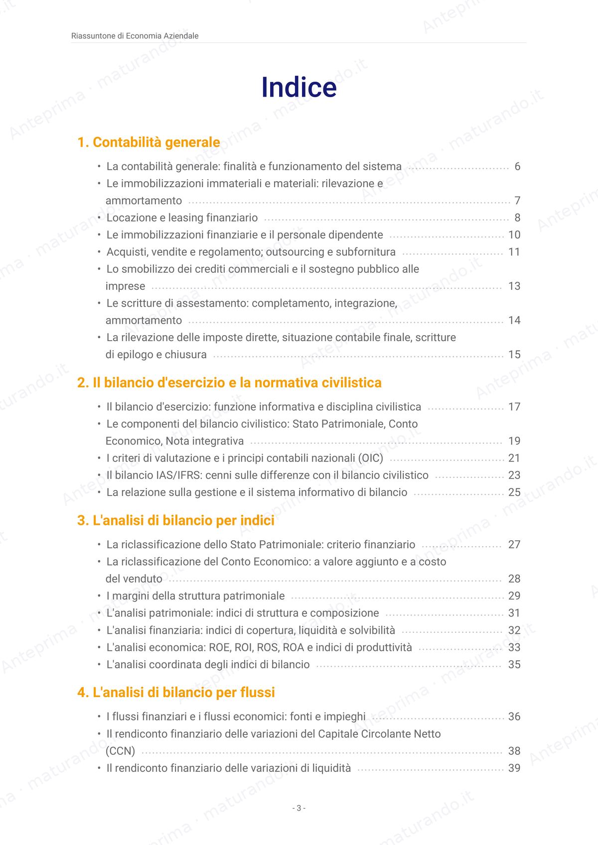 Indice 1/3 del libro