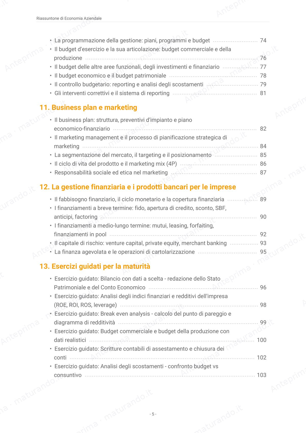 Indice 3/3 del libro