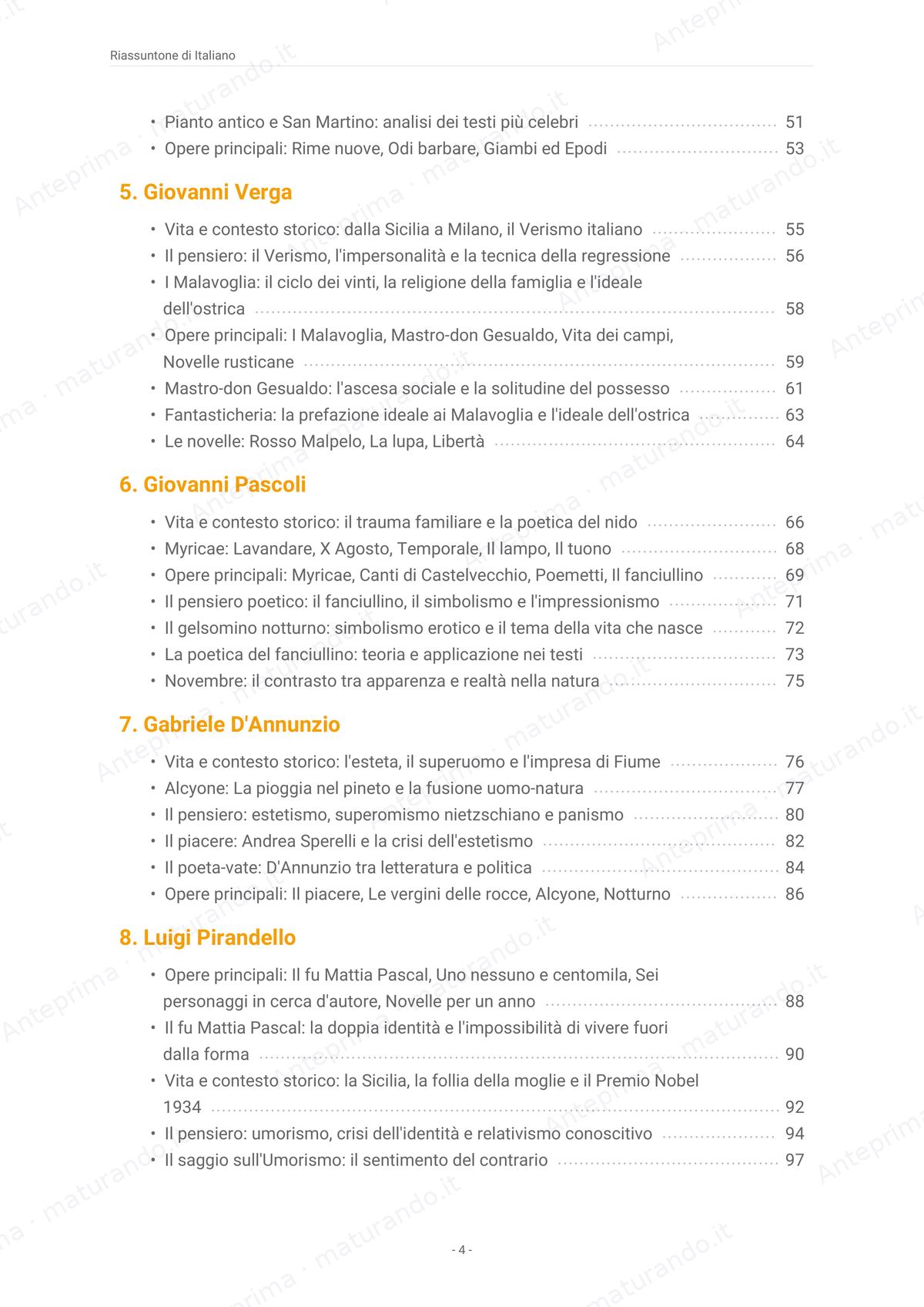 Indice 2/3 del libro