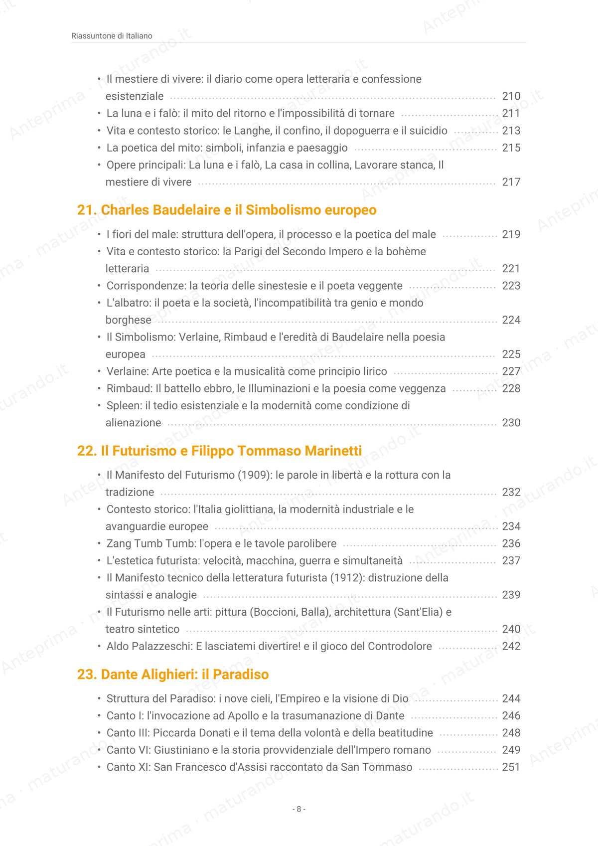 Pagina del libro