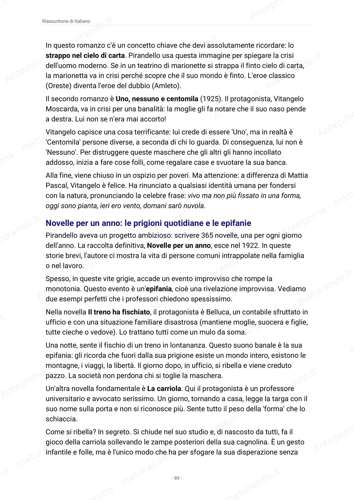 Pagina del libro
