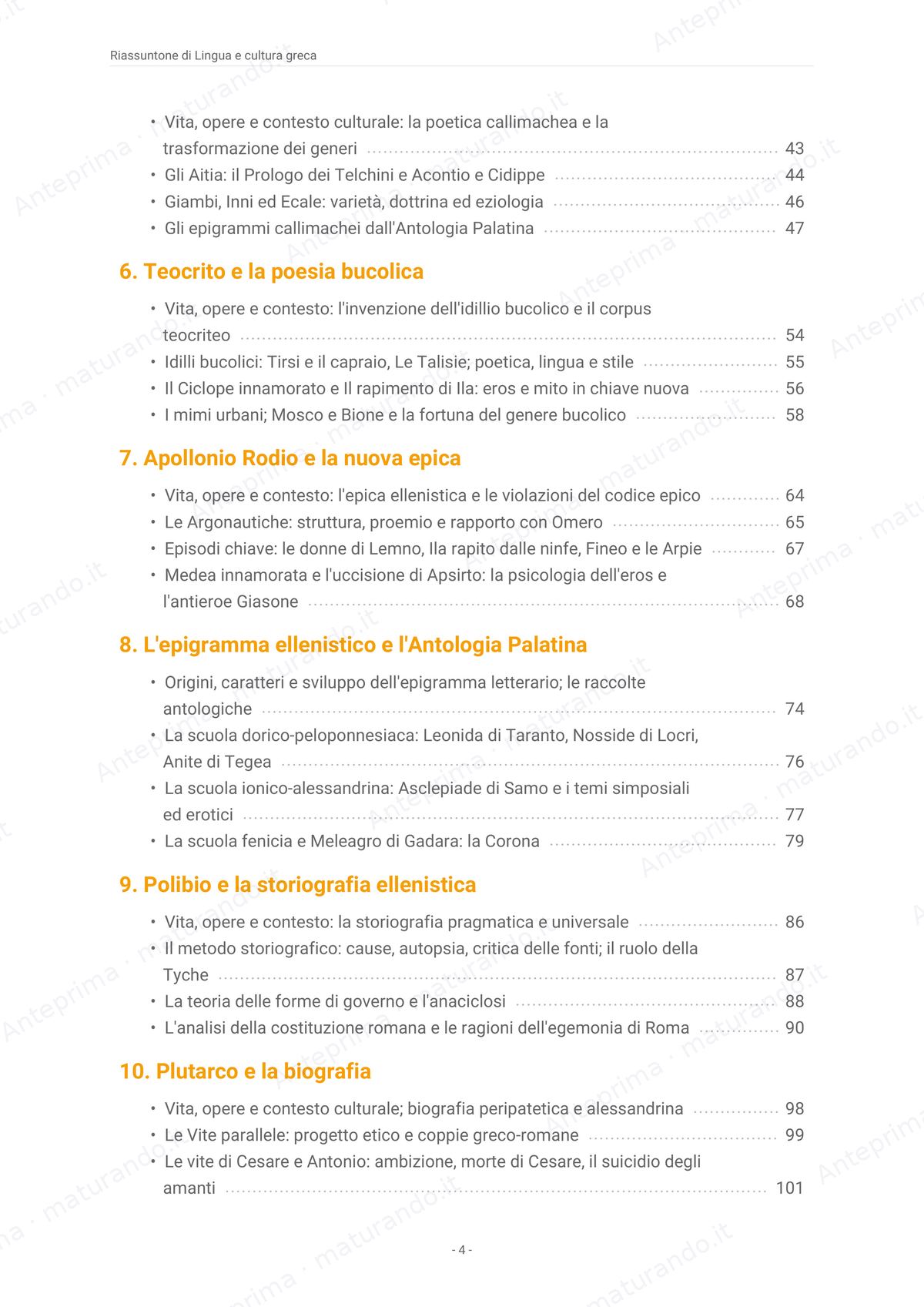 Indice 2/3 del libro
