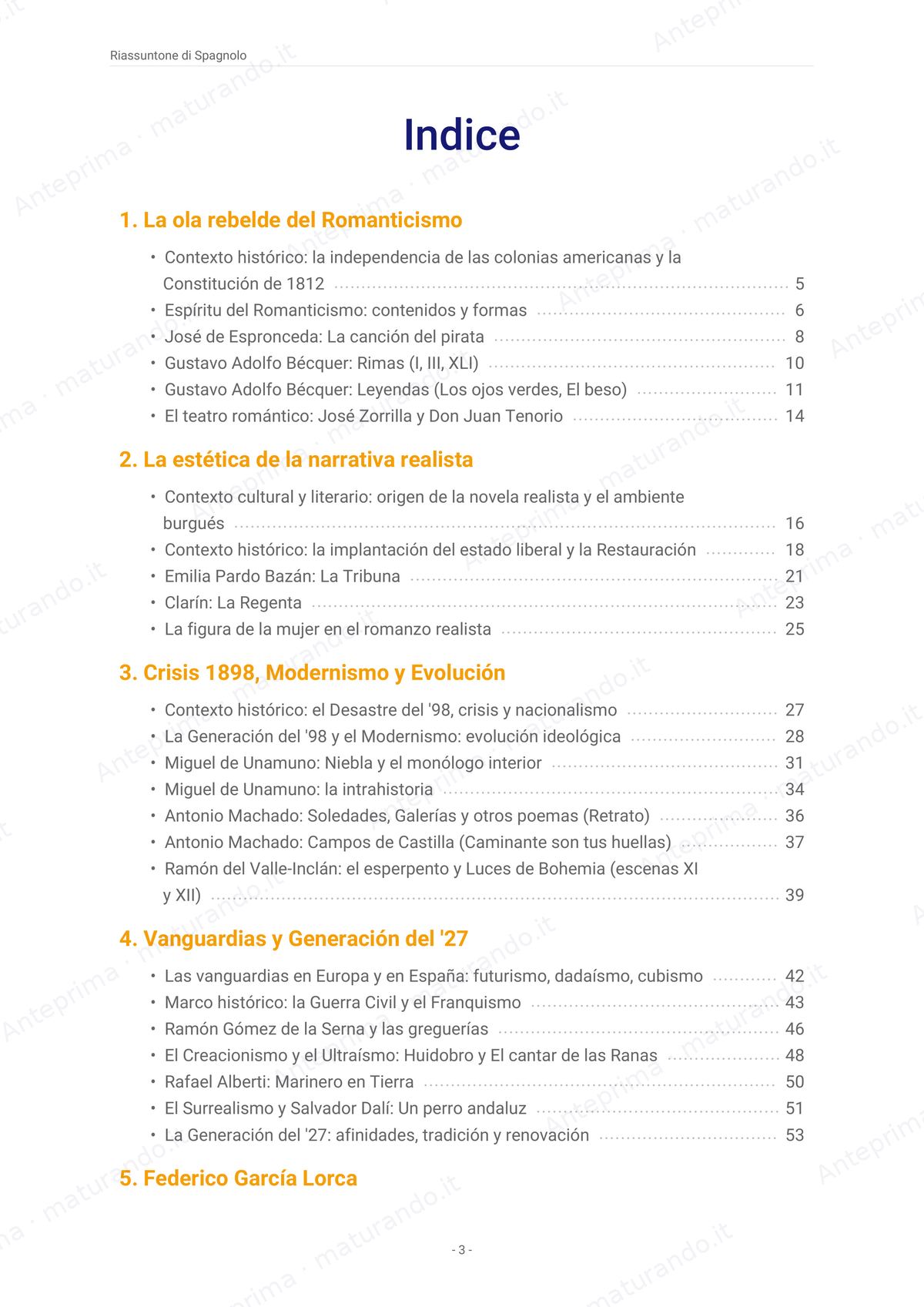 Indice 1/2 del libro