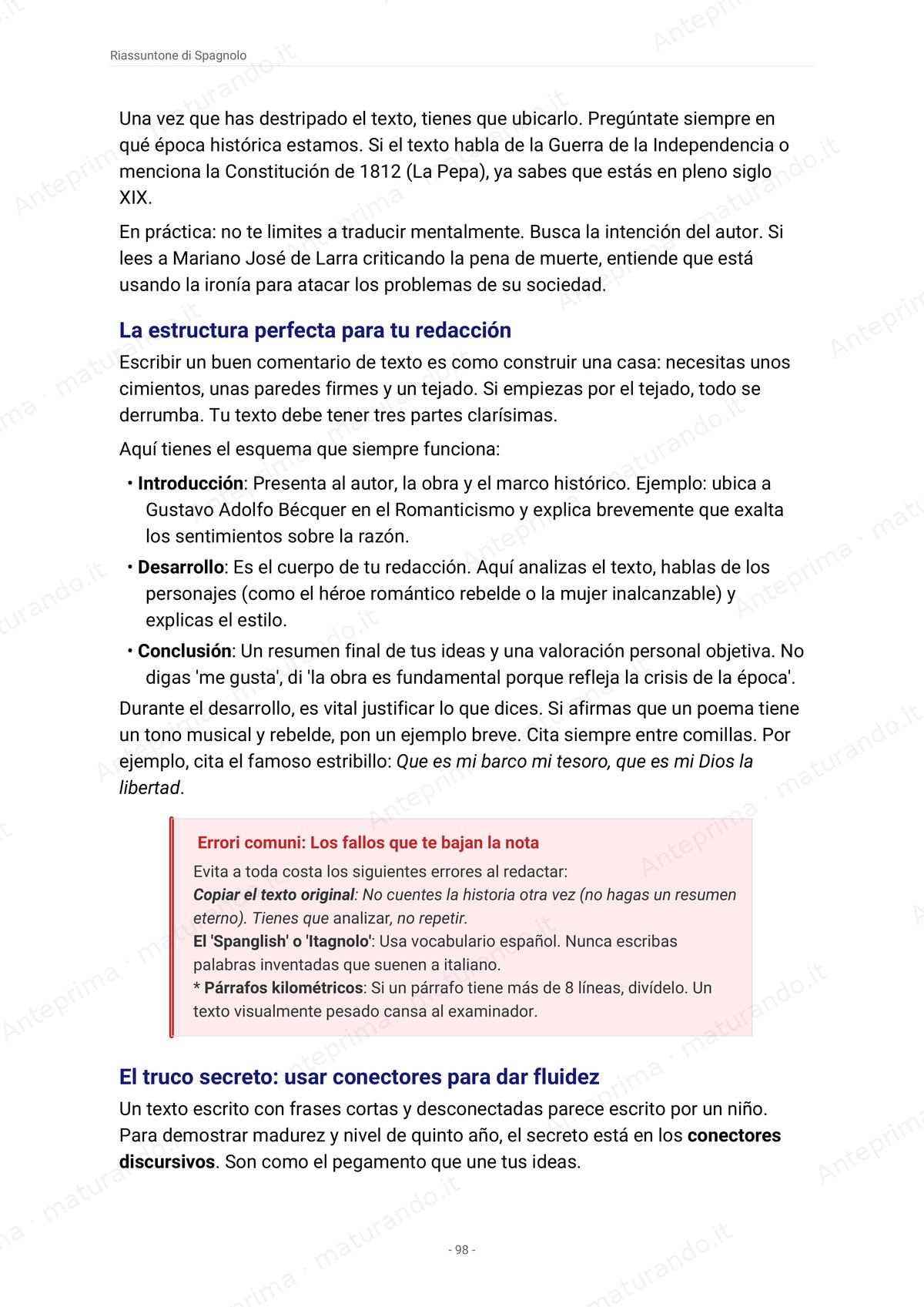 Pagina del libro
