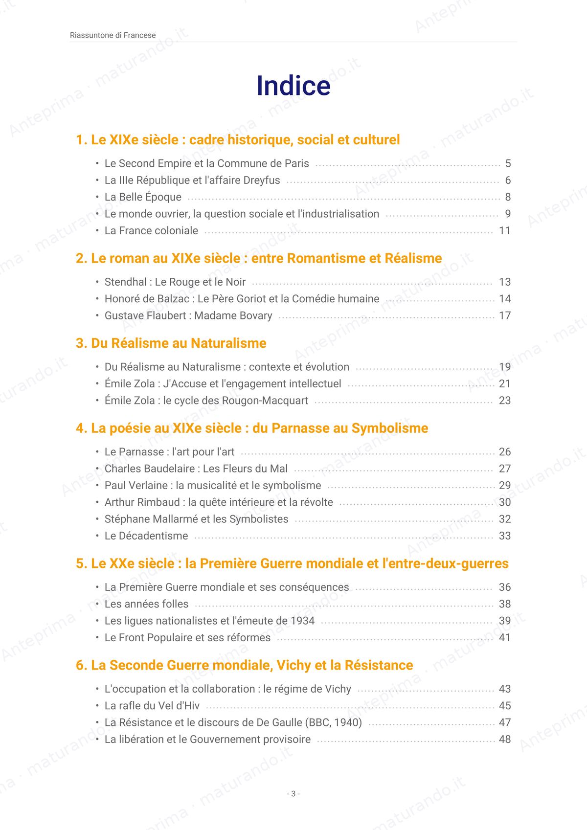 Indice 1/2 del libro