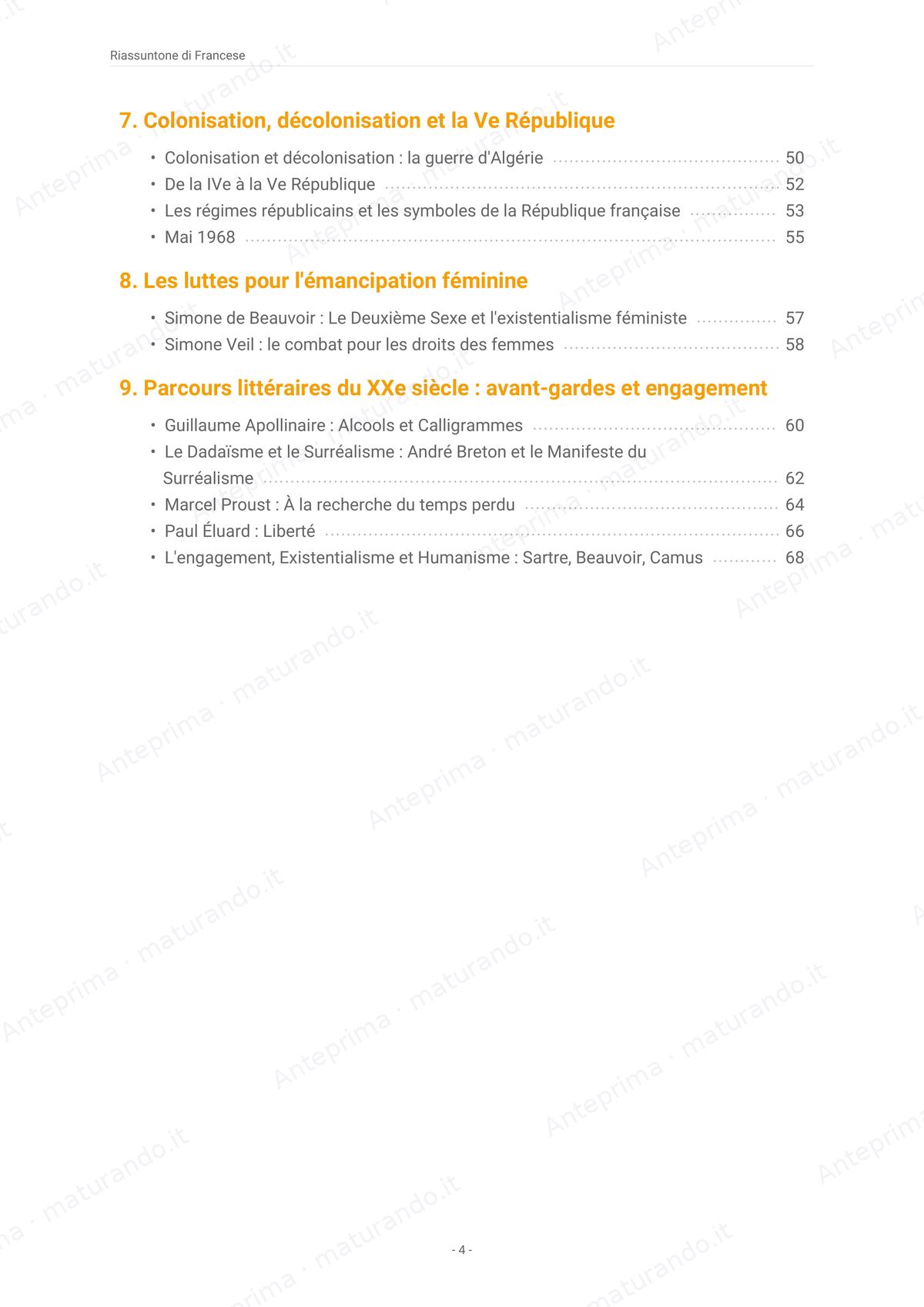 Indice 2/2 del libro