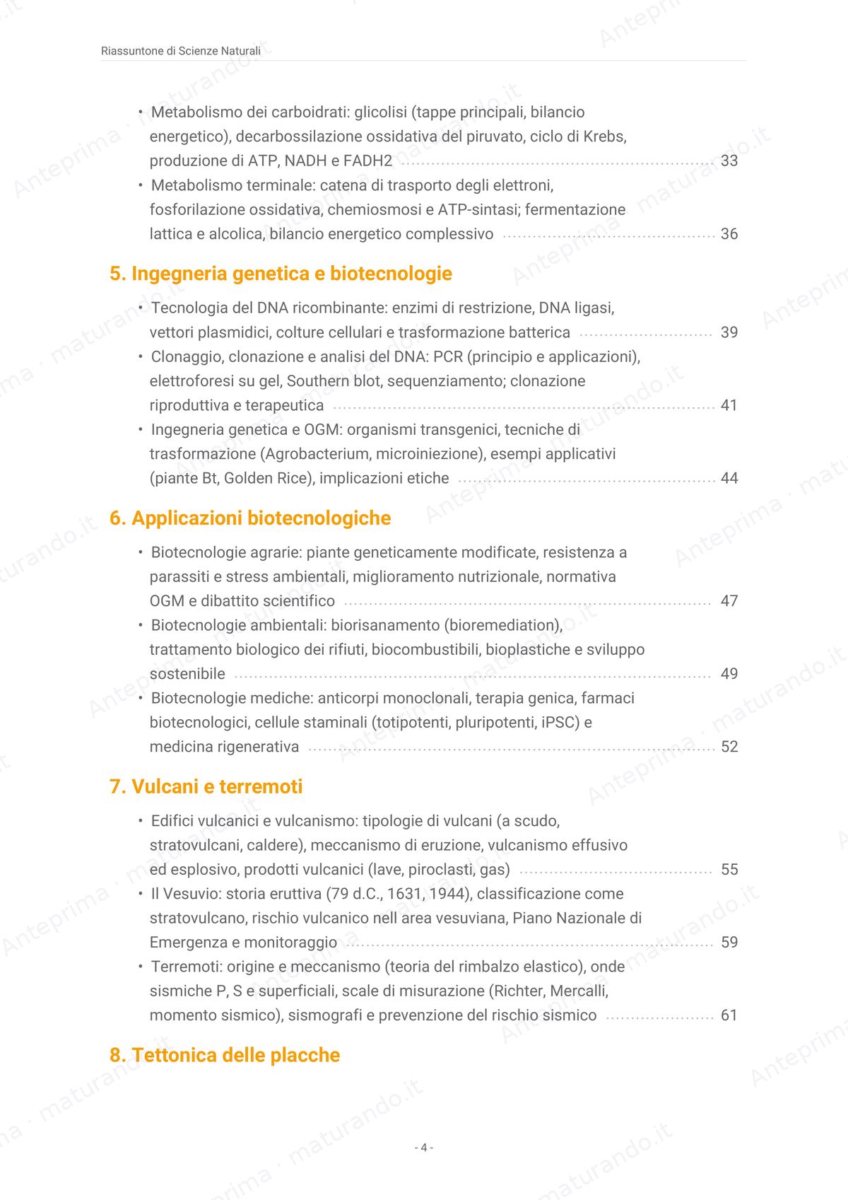 Indice 2/2 del libro