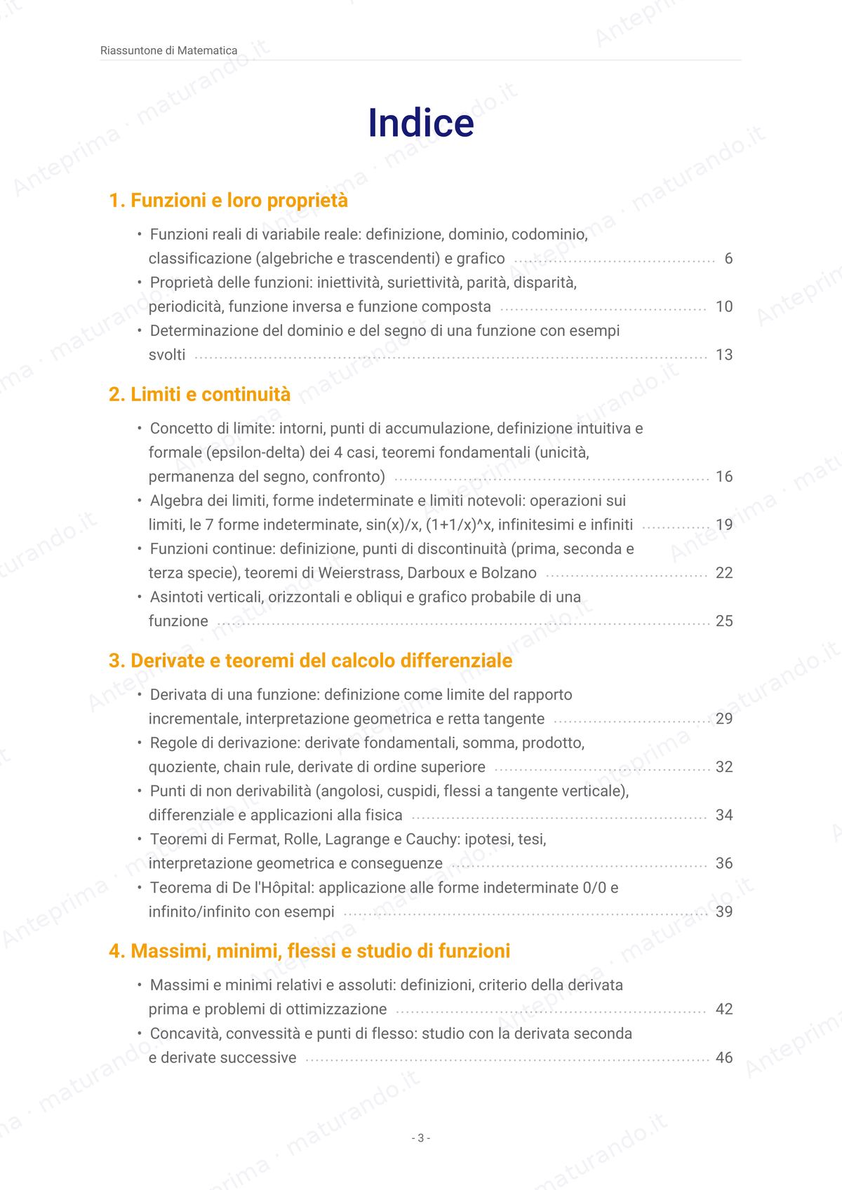 Indice 1/2 del libro