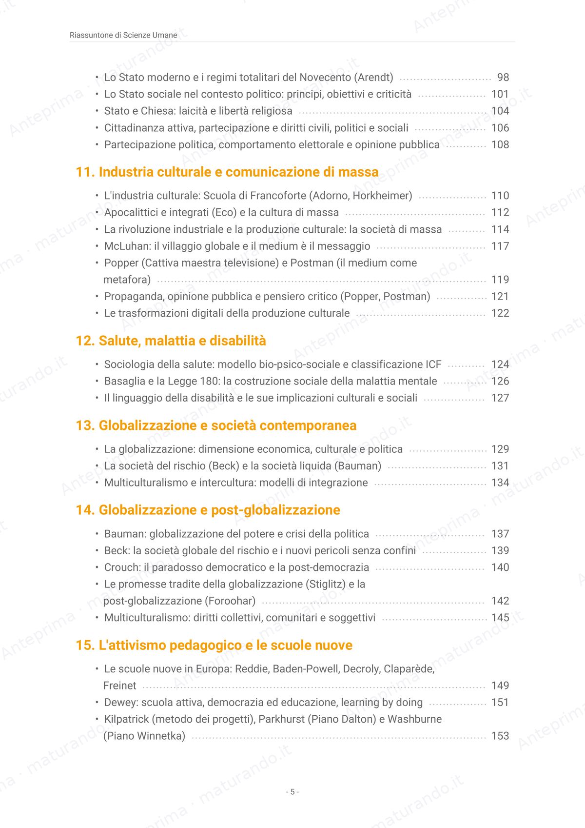 Indice 3/3 del libro