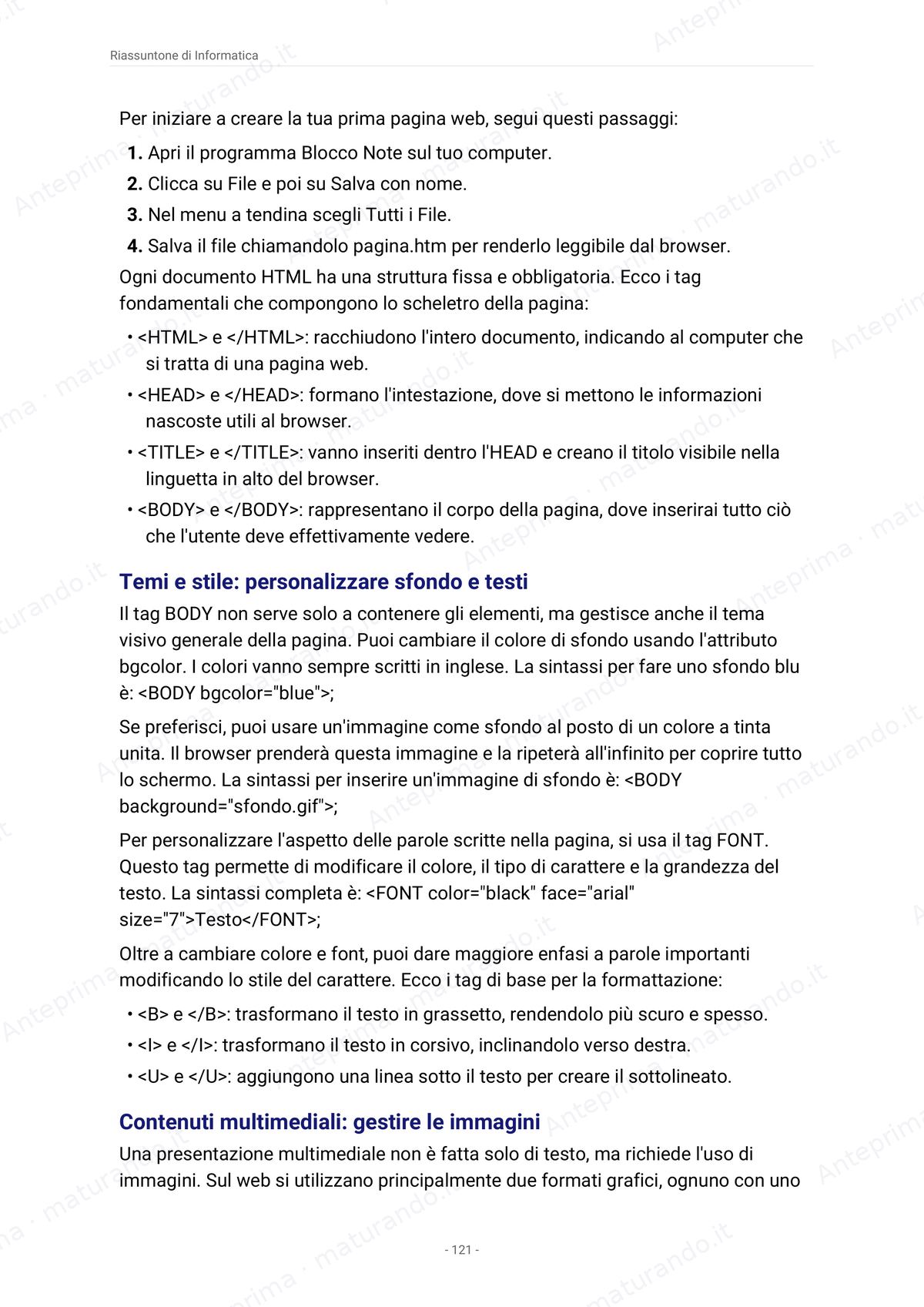 Pagina del libro