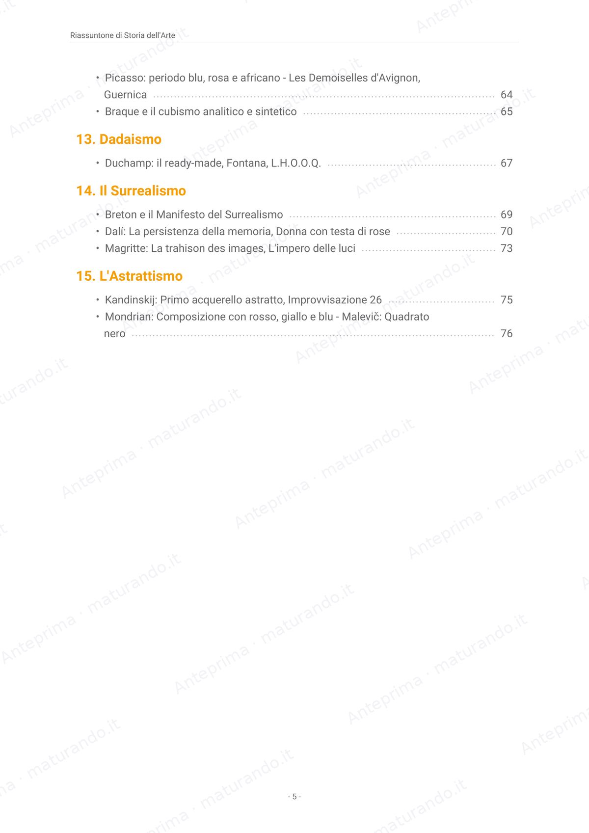 Indice 3/3 del libro